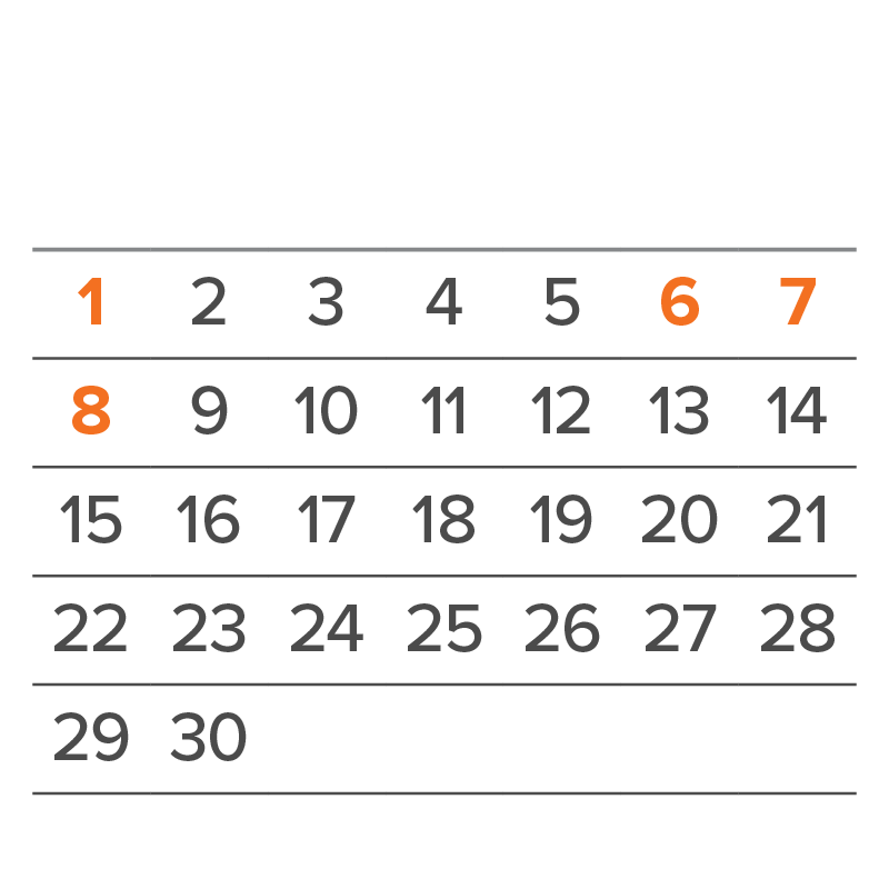 Blaze Calendar November 2026