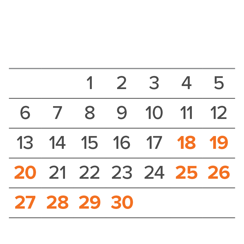 Blaze Calendar September 2026