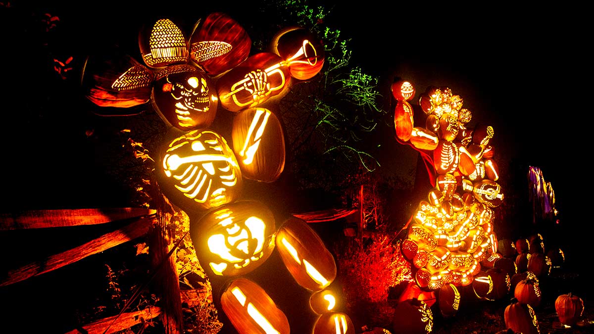 Day of the Dead display at Blaze